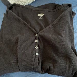 Old navy black Henley size xl